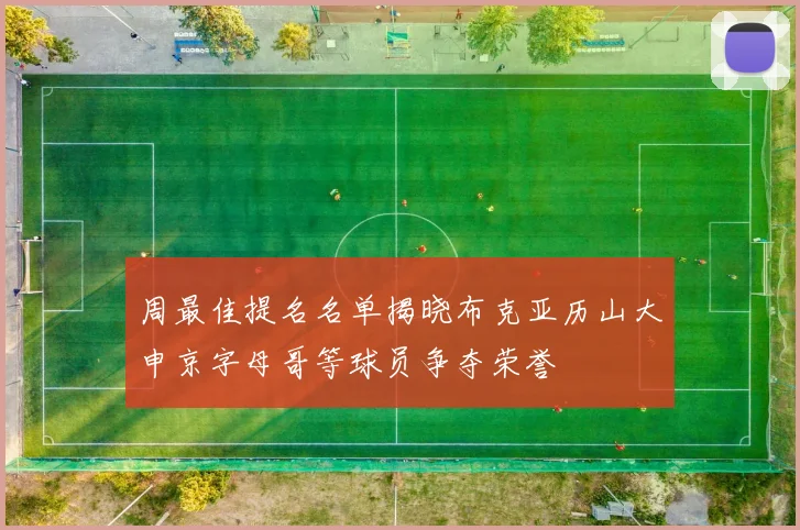 周最佳提名名单揭晓布克亚历山大申京字母哥等球员争夺荣誉